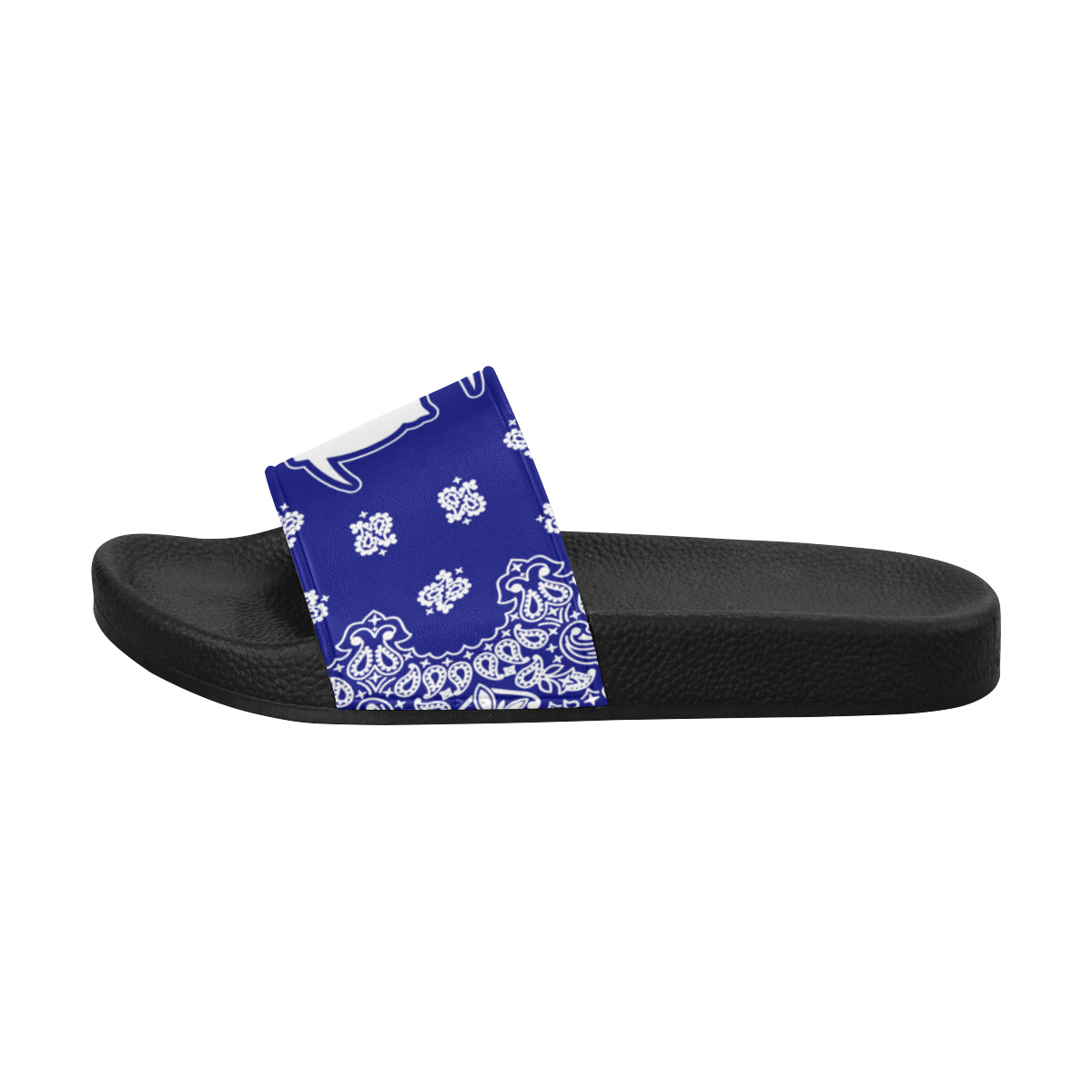 BANDANA BLUE  Women's Slide Sandals