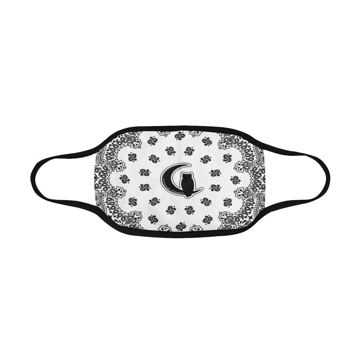 BANDANA WHT Mouth Mask in One Piece (2 Filters Included)