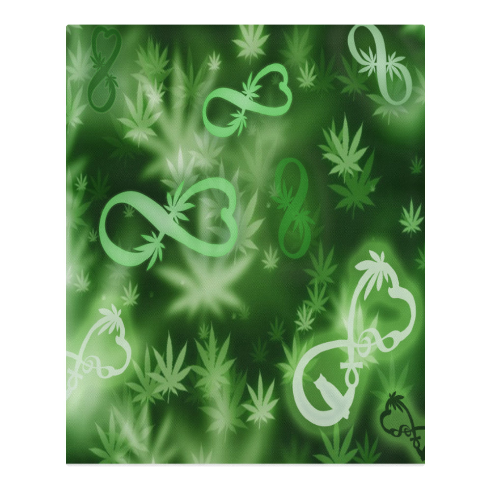 INFINITY GREEN COSMOS 3-Piece Bedding Set