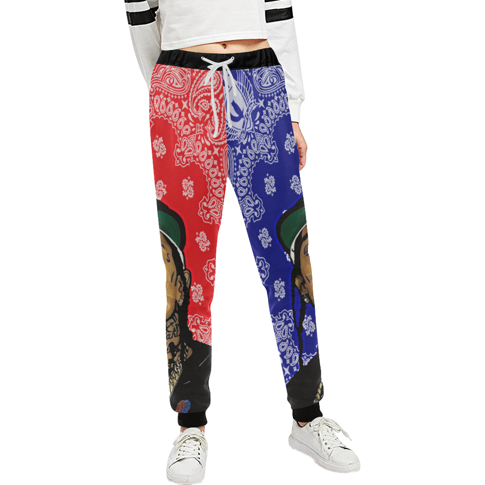 NIPSEY GANG UNITY Women's All Over Print Sweatpants (Model L11)