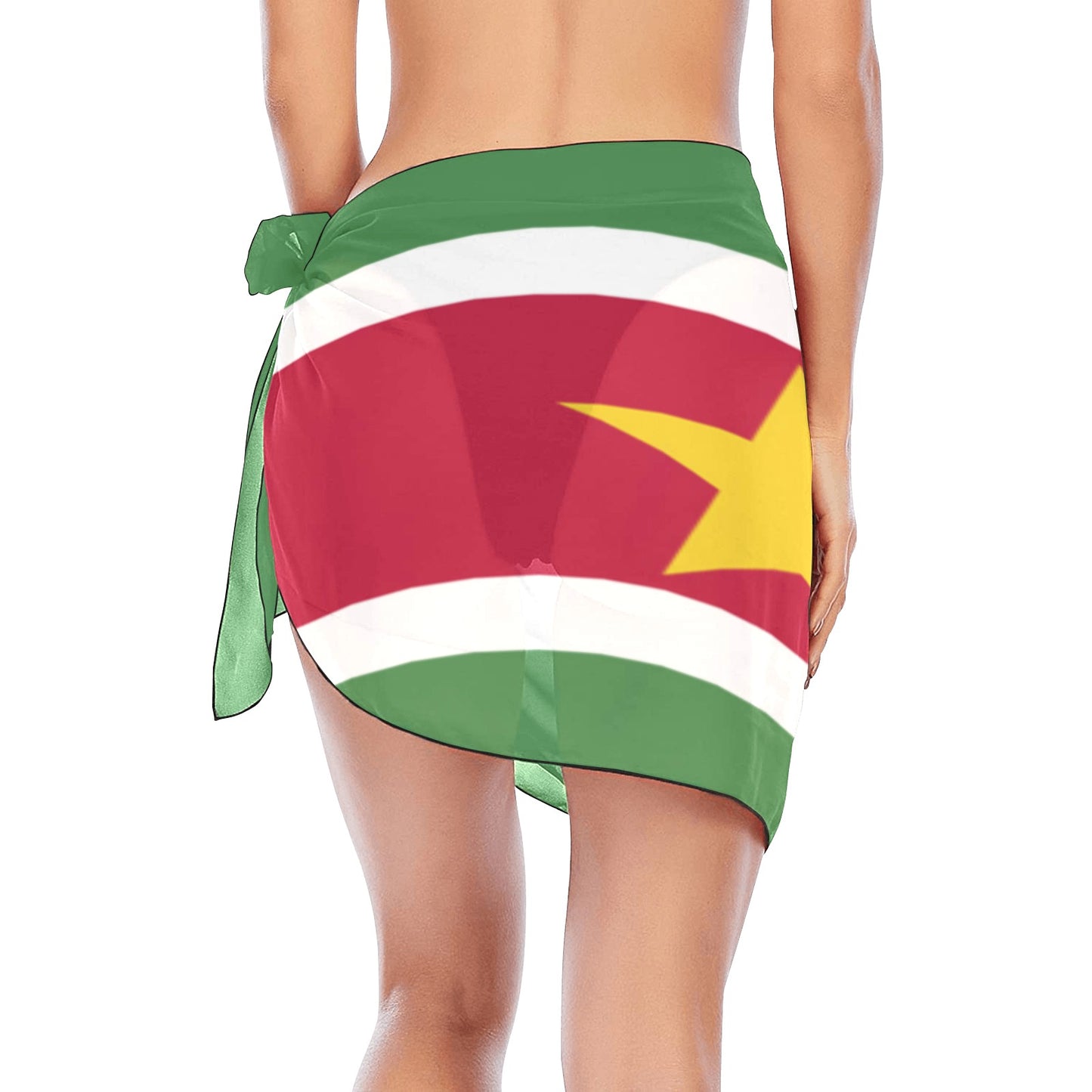 SURINAME FLAG Beach Sarong Wrap