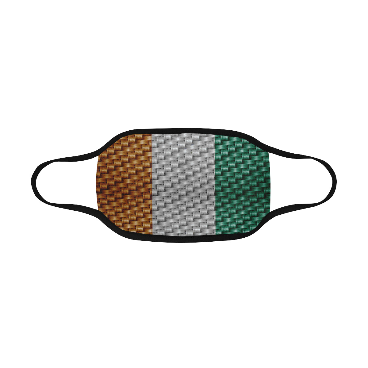 COTE D'IVOIRE FLAG Mouth Mask in One Piece (2 Filters Included)