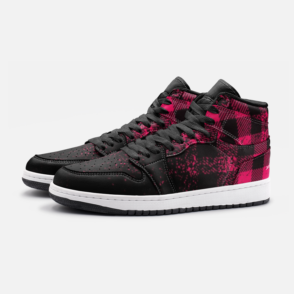 DUSTY PLAID PINKISH Unisex Sneaker TR