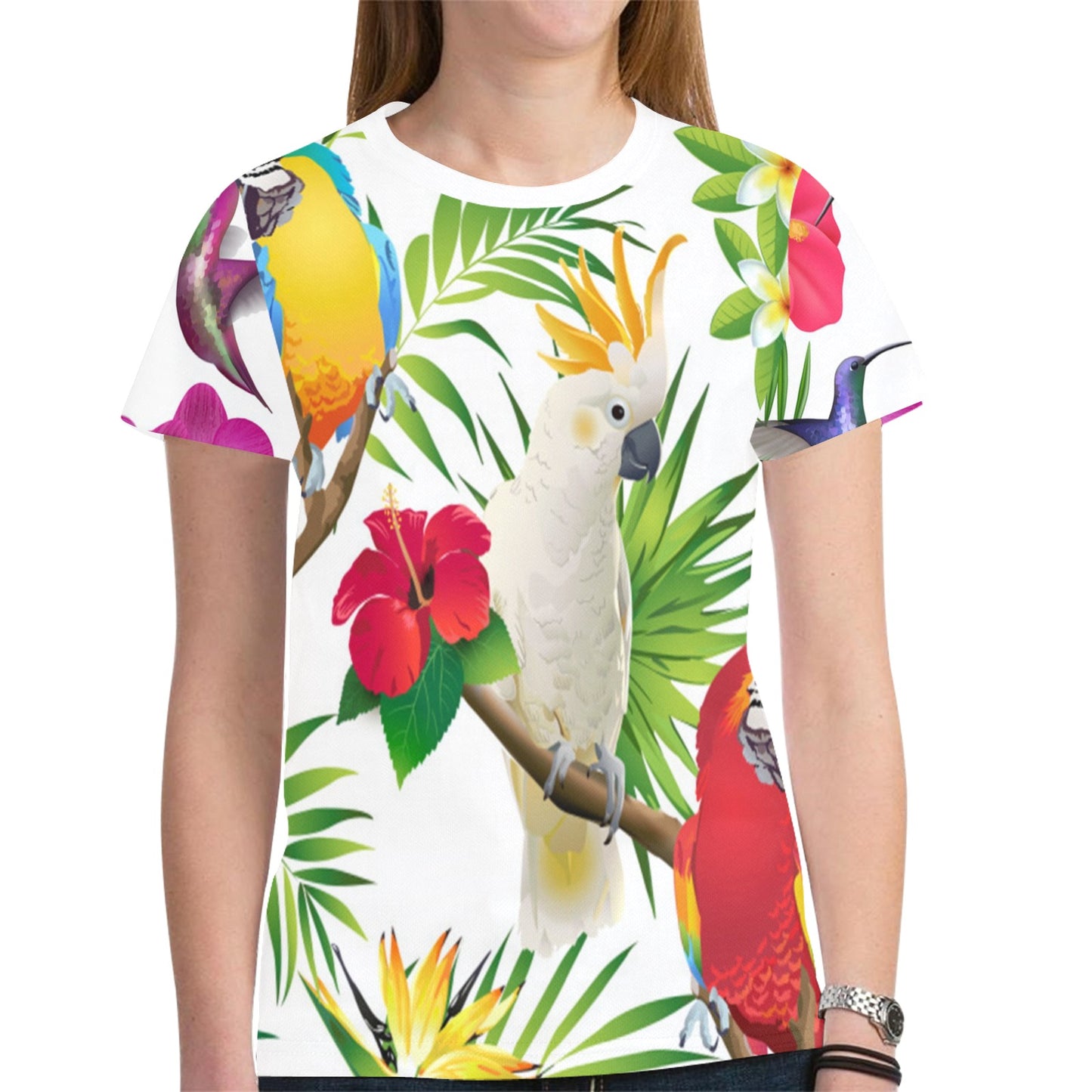EXOTIC STYLE New All Over Print T-shirt for Women