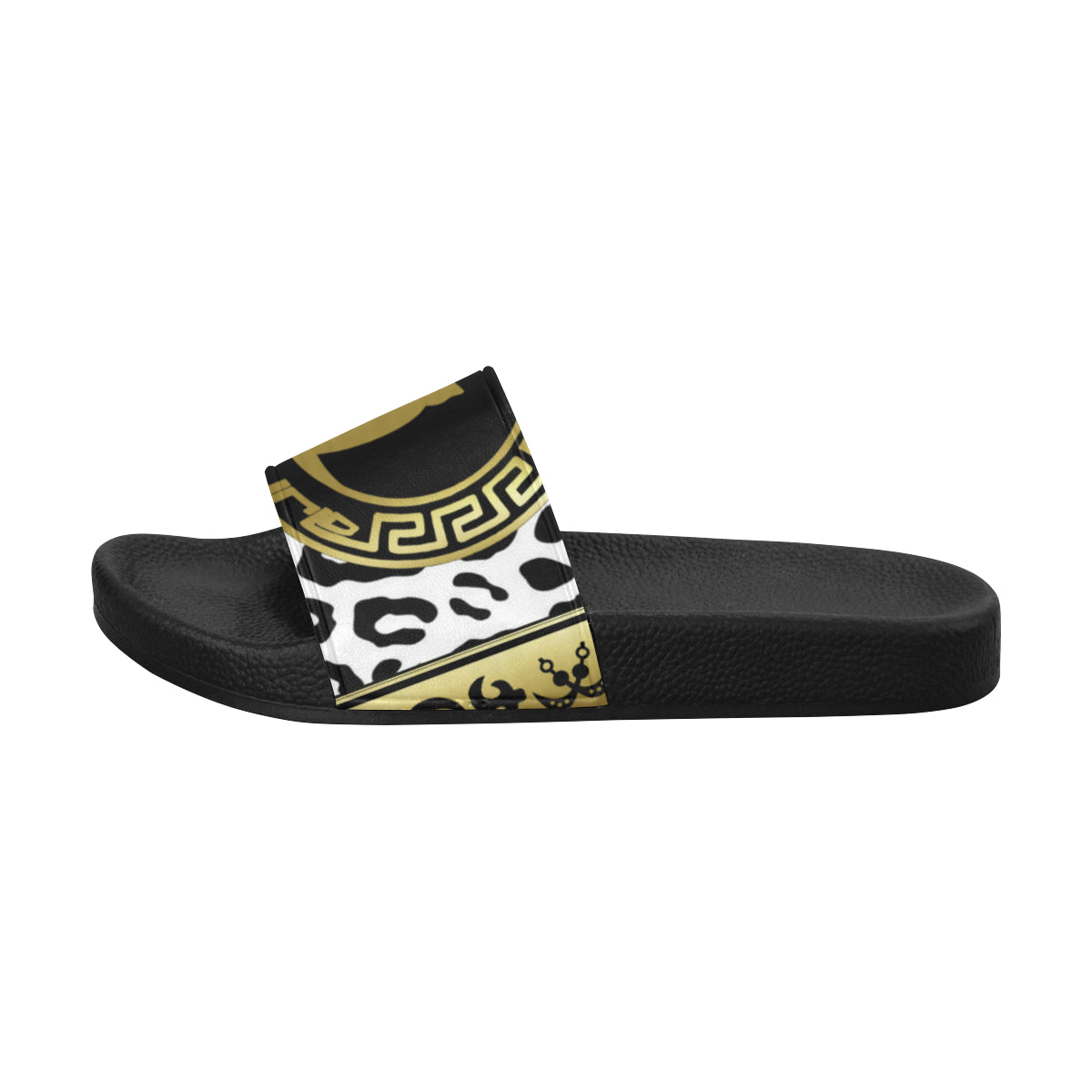 VIP LCC GOLD Women's Slide Sandals (Model 057)