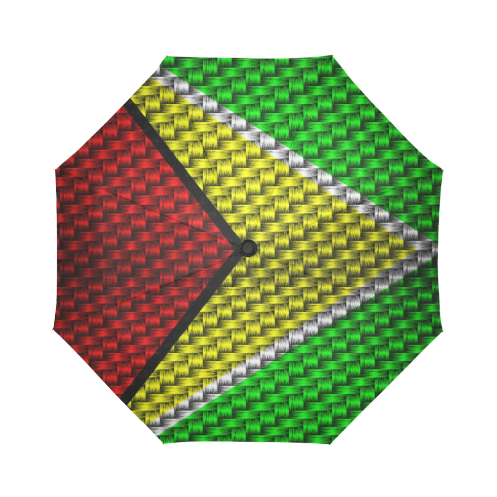 GUYANA FLAG Auto-Foldable Umbrella