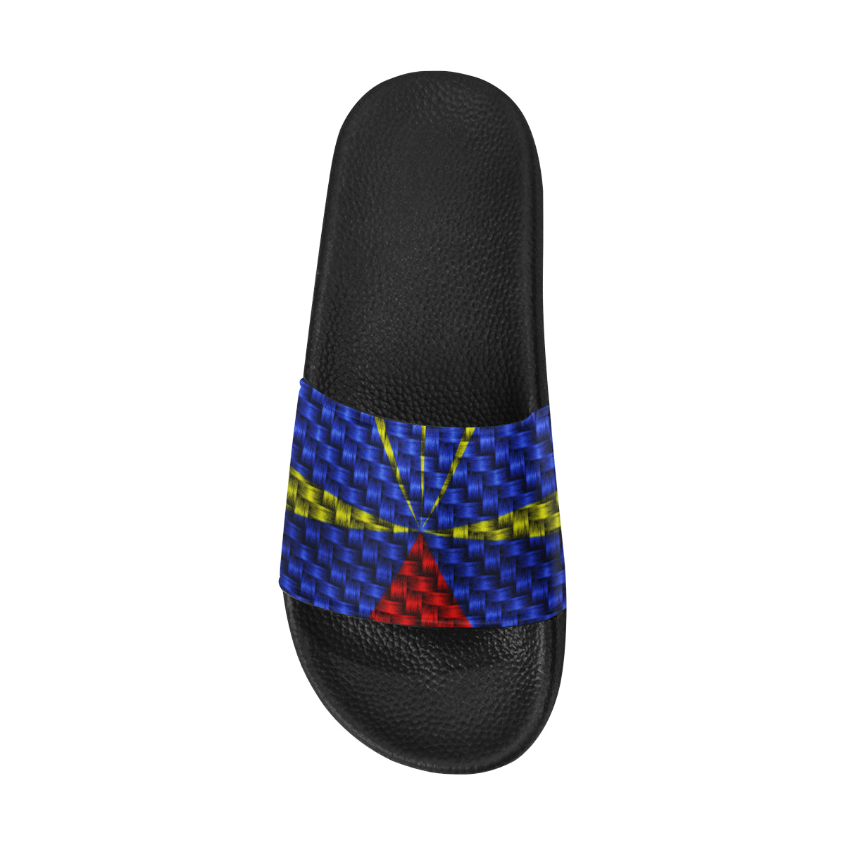 LA REUNION FLAG Men's Slide Sandals (Model 057)