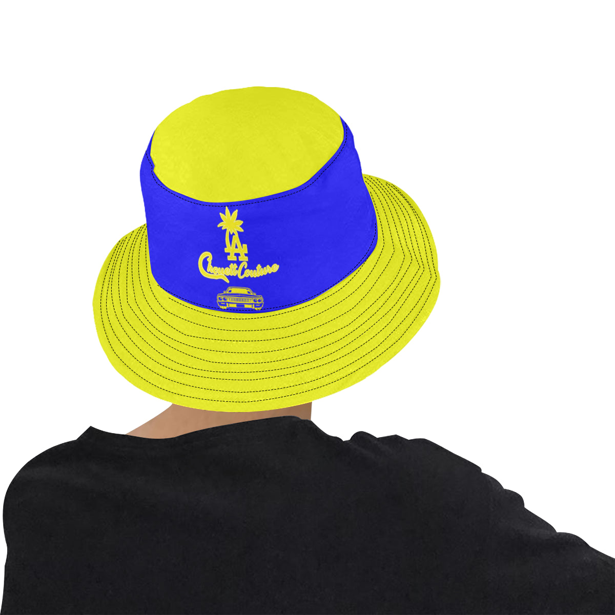 LCC FORNIA BLUE All Over Print Bucket Hat for Men