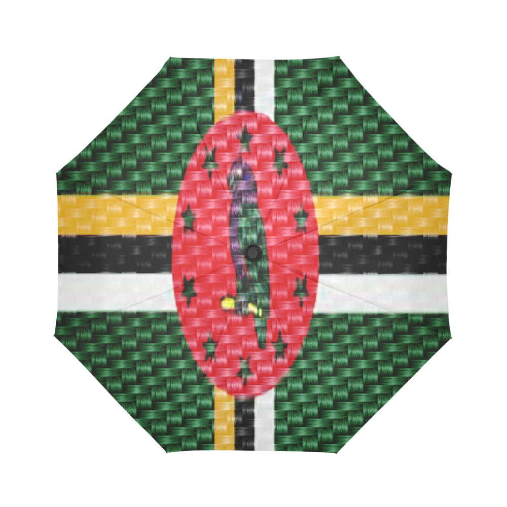 DOMINICA FLAG Auto-Foldable Umbrella