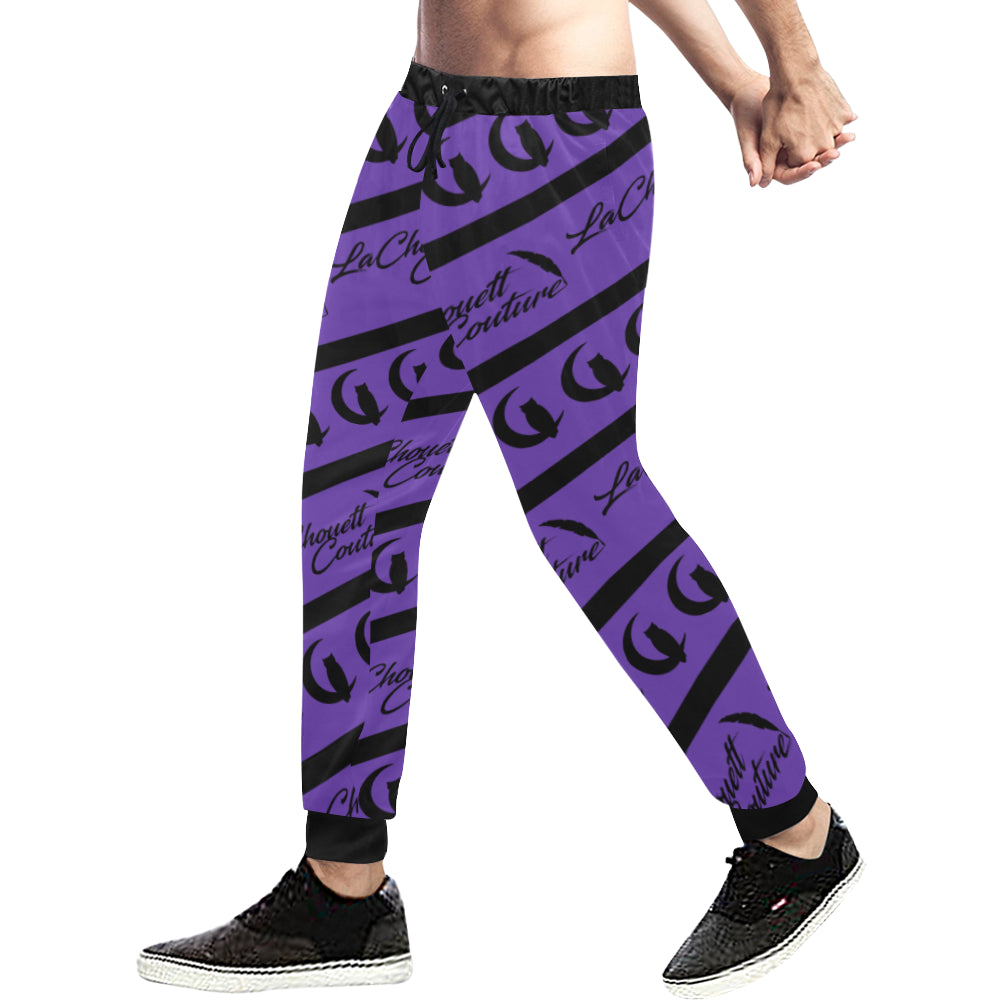 NICE ON GRAPE Men's All Over Print Sweatpants (Model L11)