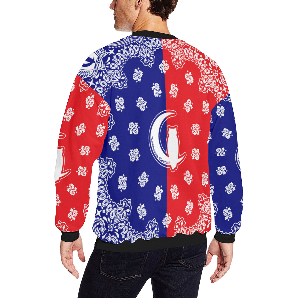 Nipsey Unity Cs'Up & Bs'Up Men's Oversized Fleece Crew Sweatshirt