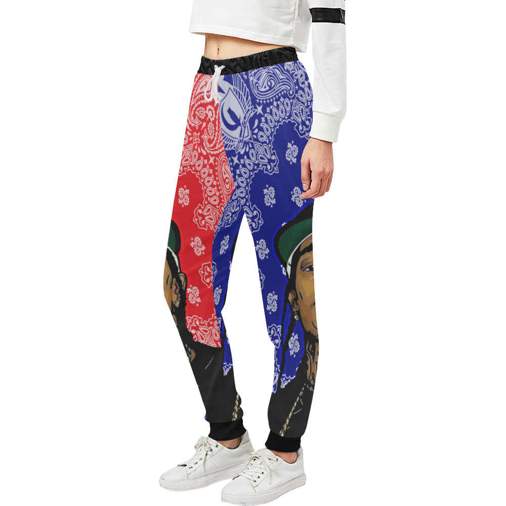 NIPSEY GANG UNITY Women's All Over Print Sweatpants (Model L11)
