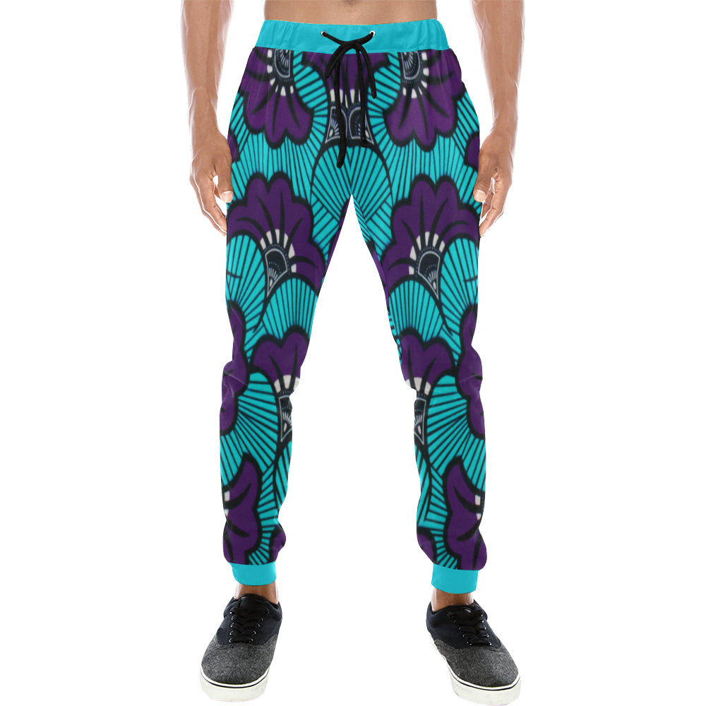 AFRIKA FLOWER Men's All Over Print Sweatpants