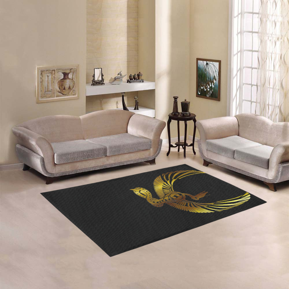 NEKHBET SNAKE Area Rug 5'3''x4'