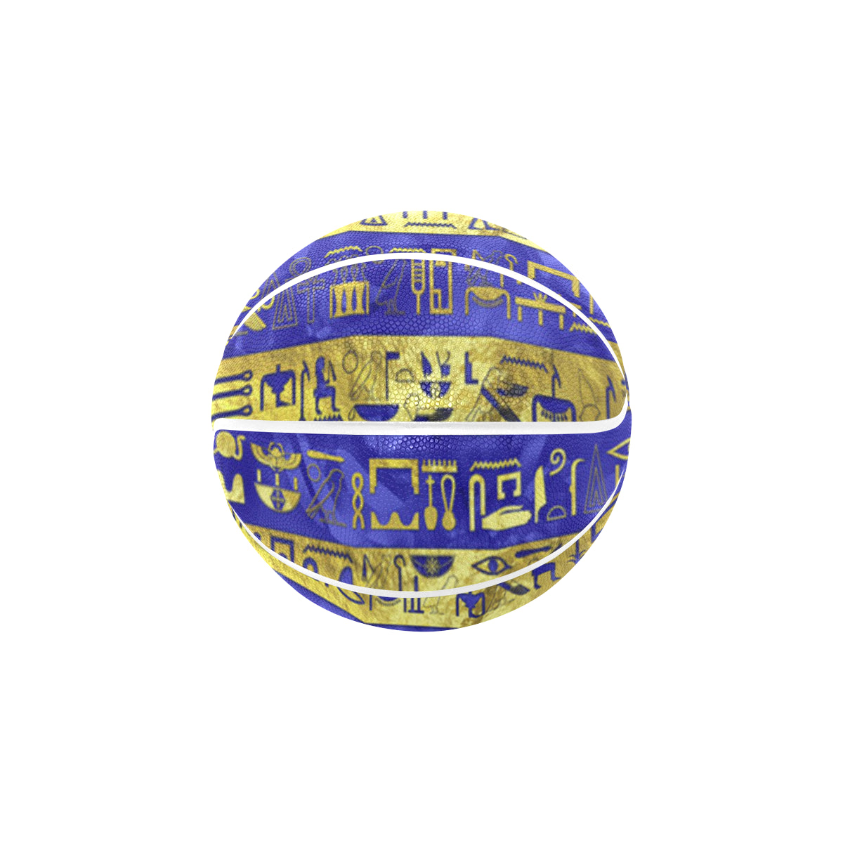 HIEROGLYPH GOLDEN BLUE All Over Print Basketball