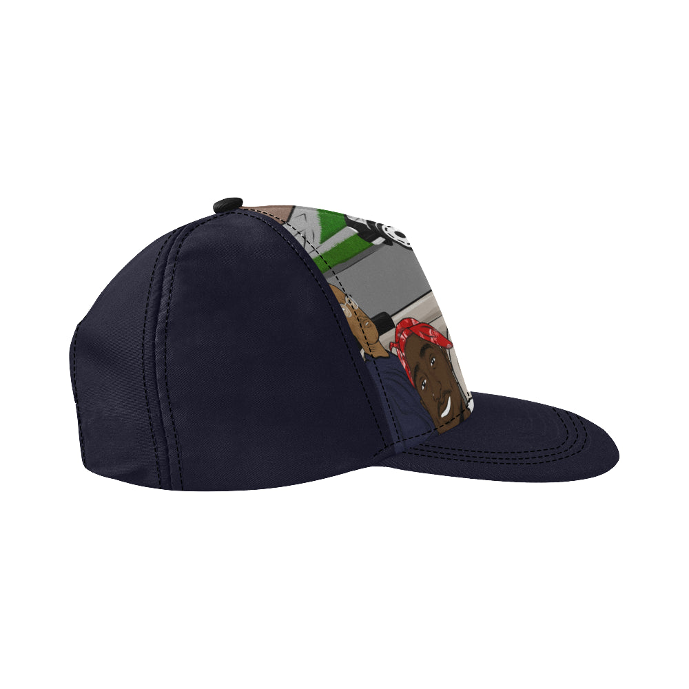 ANGEL OF THE HOOD All Over Print Snapback