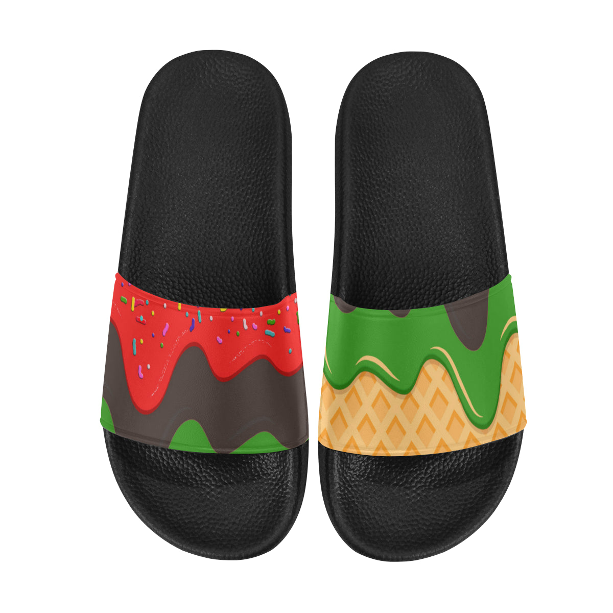 RBG ICE CREAM Men's Slide Sandals (Model 057)
