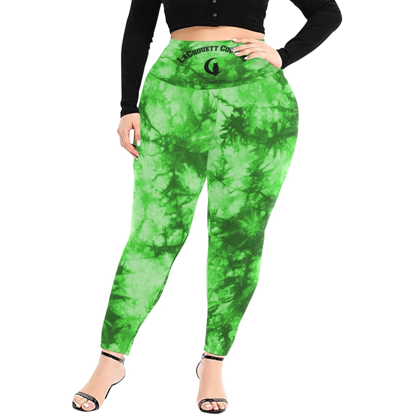 TIE DYE Plus Size High Waist Leggings