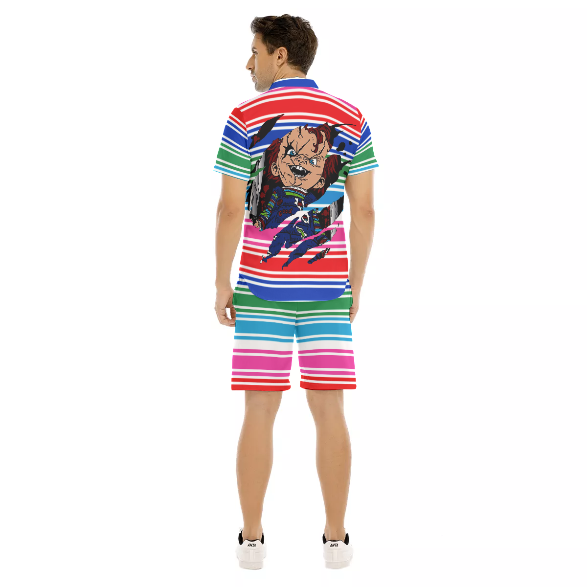 CHUCCY F BACC Men's Short Sleeve Shirt Sets