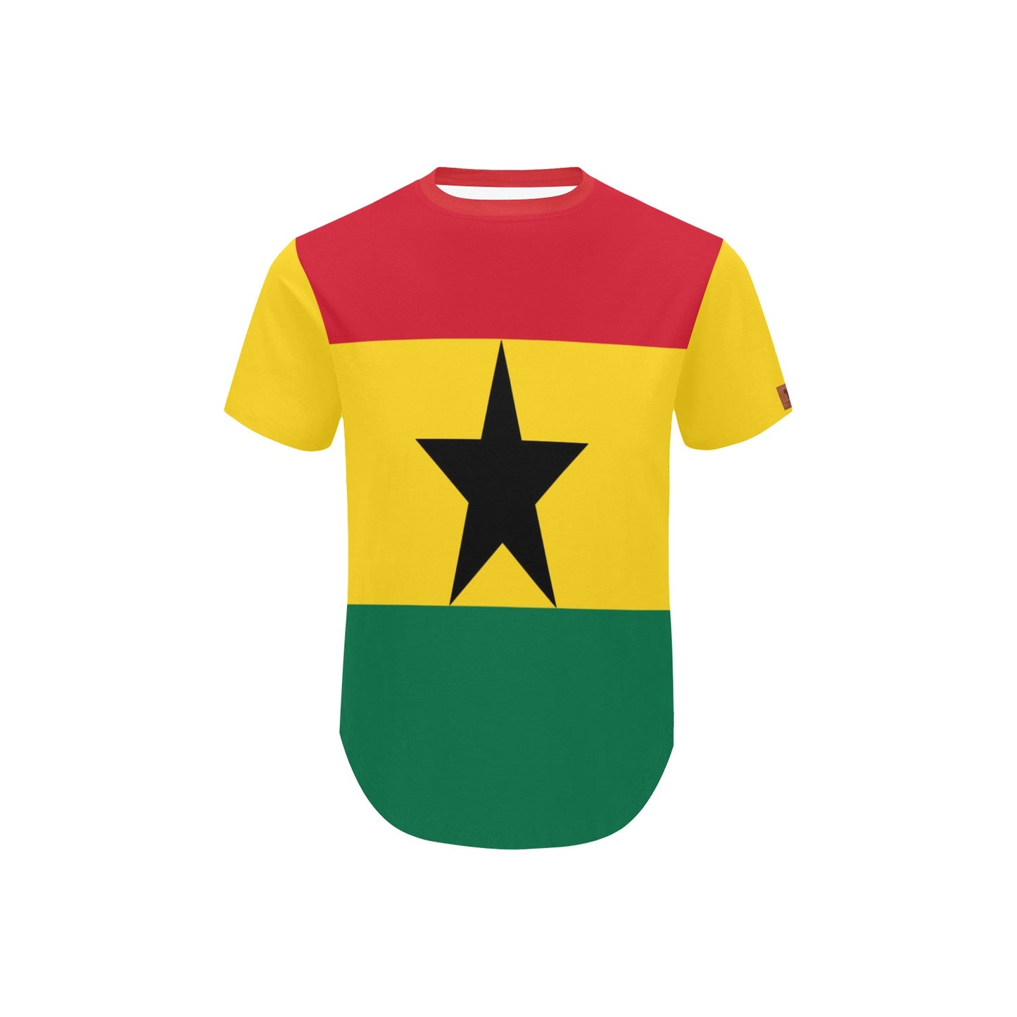 AFRIKA ENG Curved Hem T-Shirt