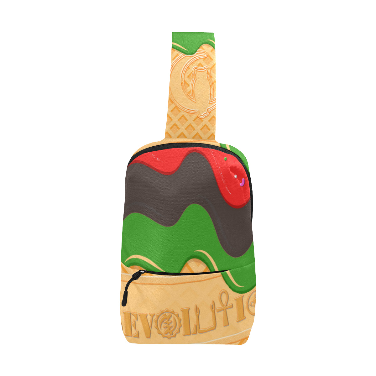 RVLTN ICE CREAM Chest Bag (Model 1678)