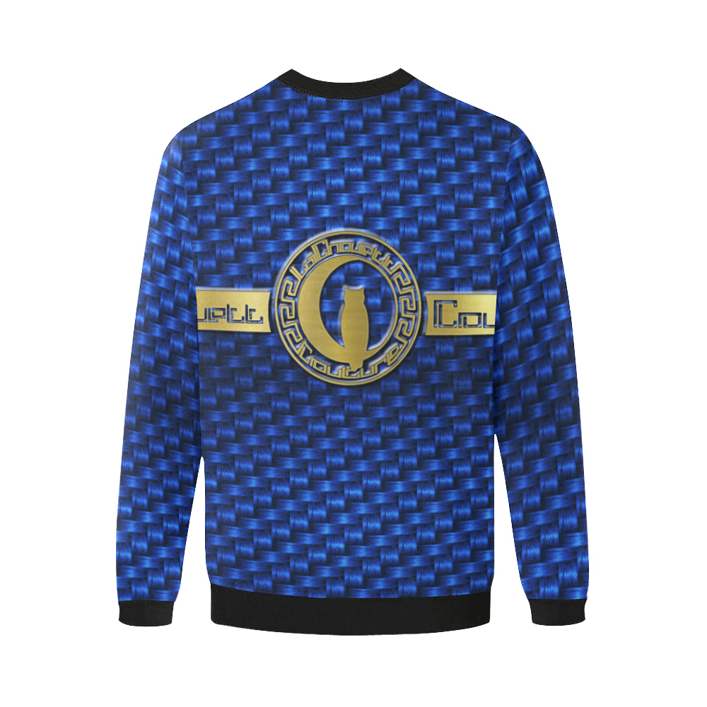 DELUXE blue Men's  Sweatshirt