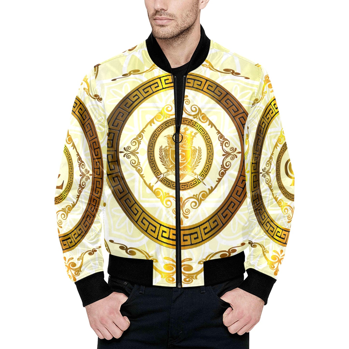 LCC RICH Quilted Bomber Jacket for Men