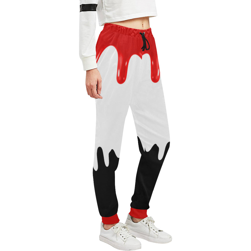 DRIPPIN SAUCE Women's All Over Print Sweatpants (Model L11)