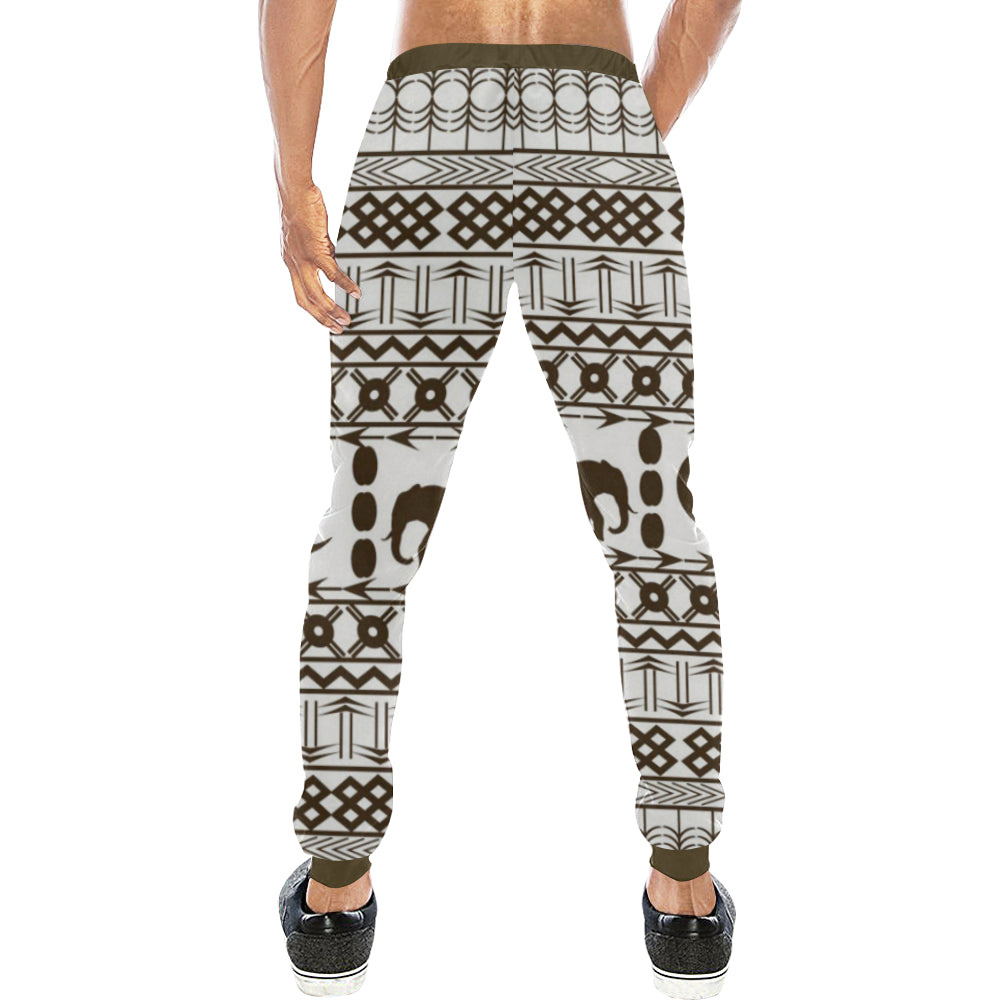 ELEPHANT ORNEMENT Men's All Over Print Sweatpants