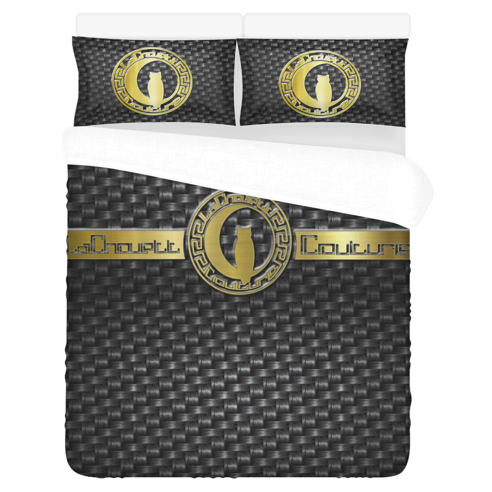 DELUXE BLACC 3-Piece Bedding Set