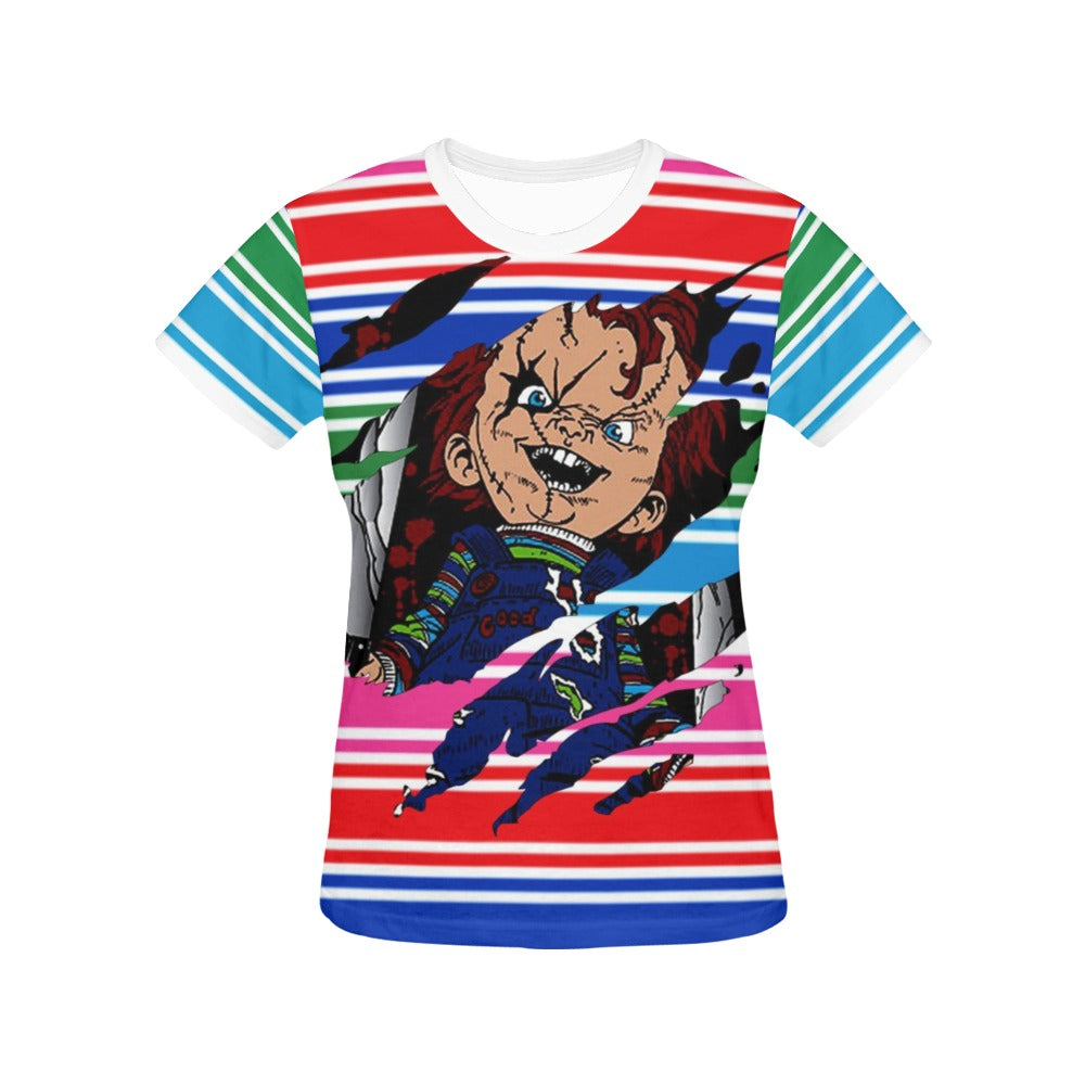 CHUCCY All Over Print T-Shirt for Women