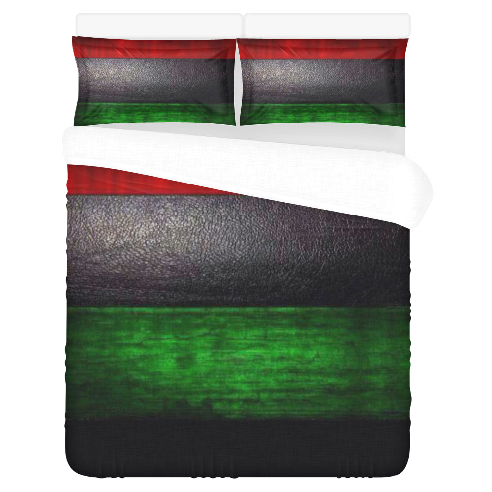 RBG GRUNGE 3-Piece Bedding Set
