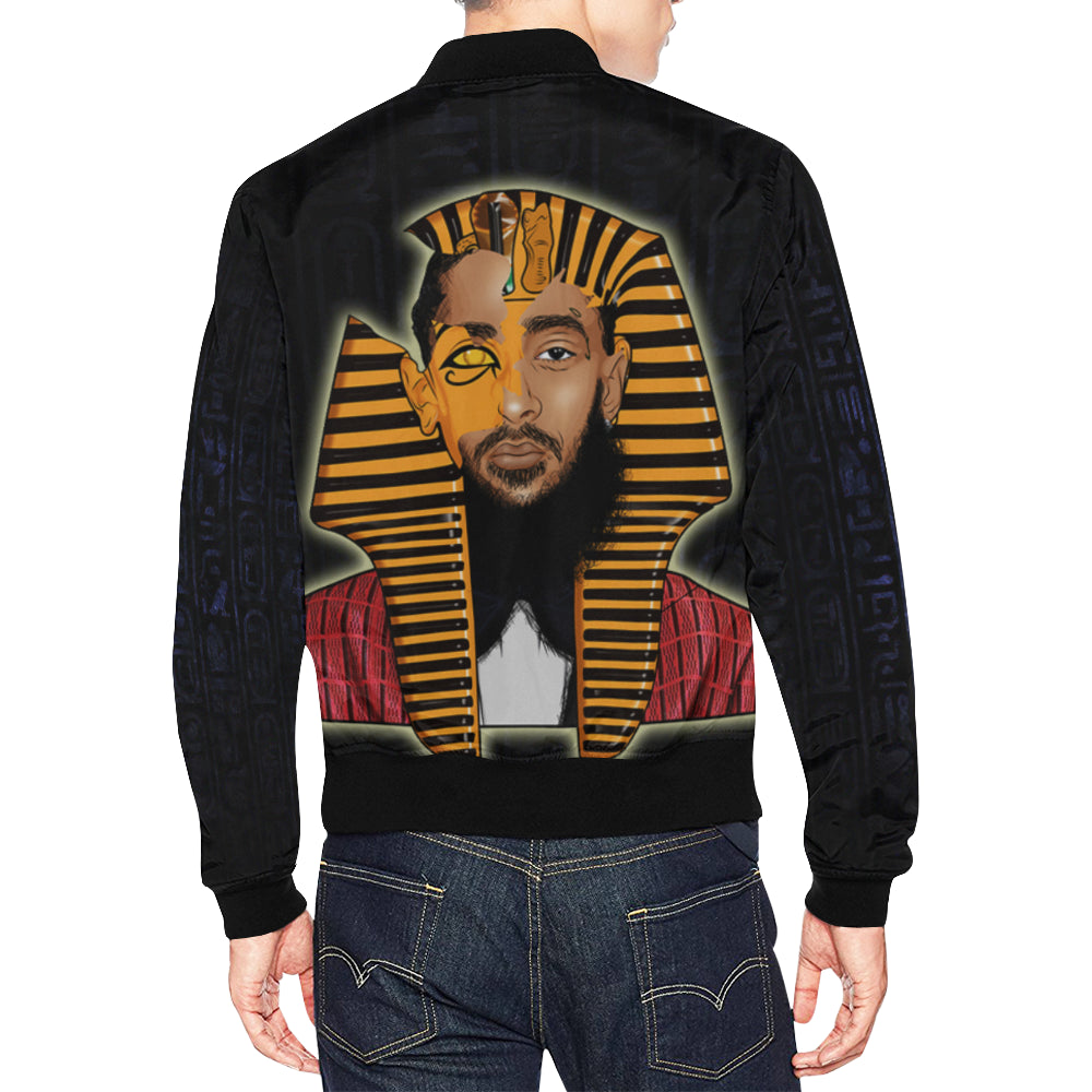 NIPSEY THA GREAT All Over Print Bomber Jacket for Men