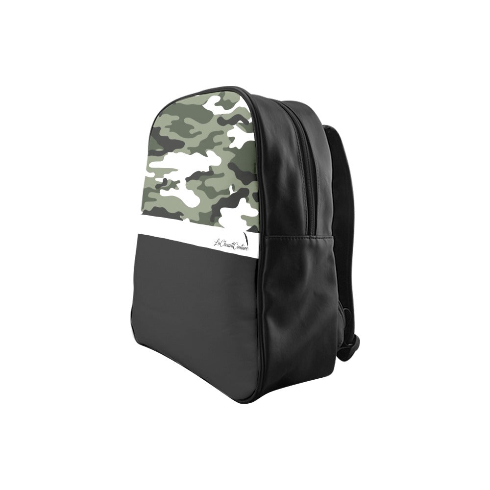 CAMOUFLAGE School Backpack (Medium)