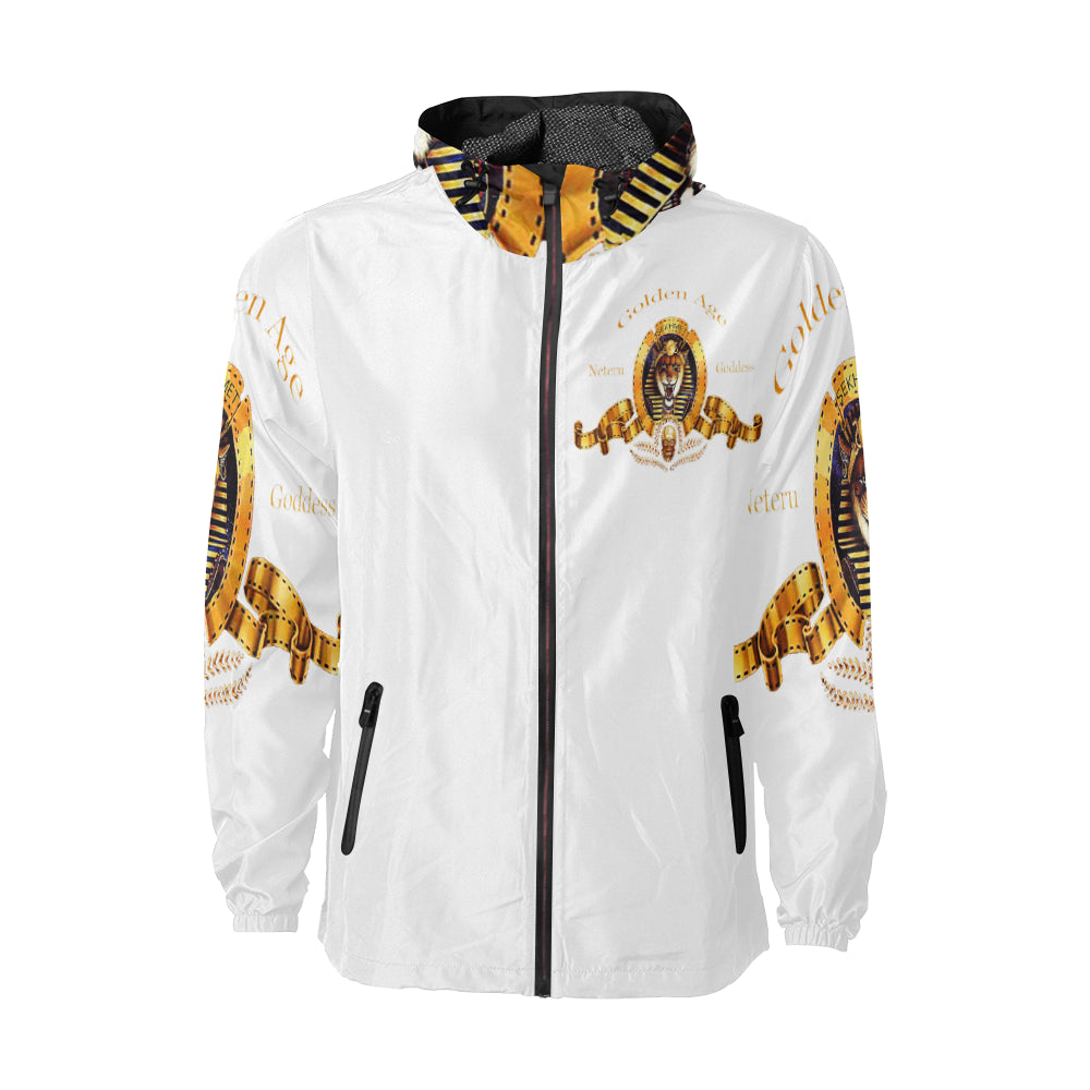 SEKHMET GODDESS WHT Unisex All Over Print Windbreaker