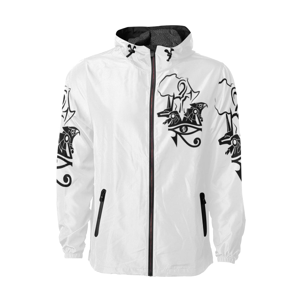 PROTECT BY NTR WHT Unisex All Over Print Windbreaker