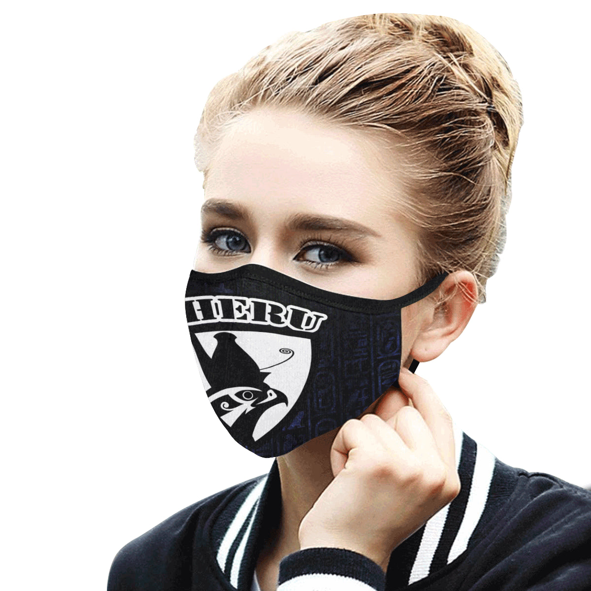 HERU Mouth Mask in One Piece (2 Filters Included)