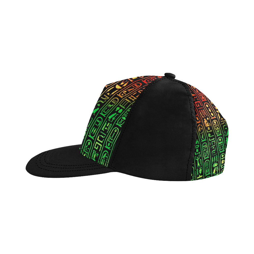 RASTAGLYPHIK All Over Print Snapback Hat D