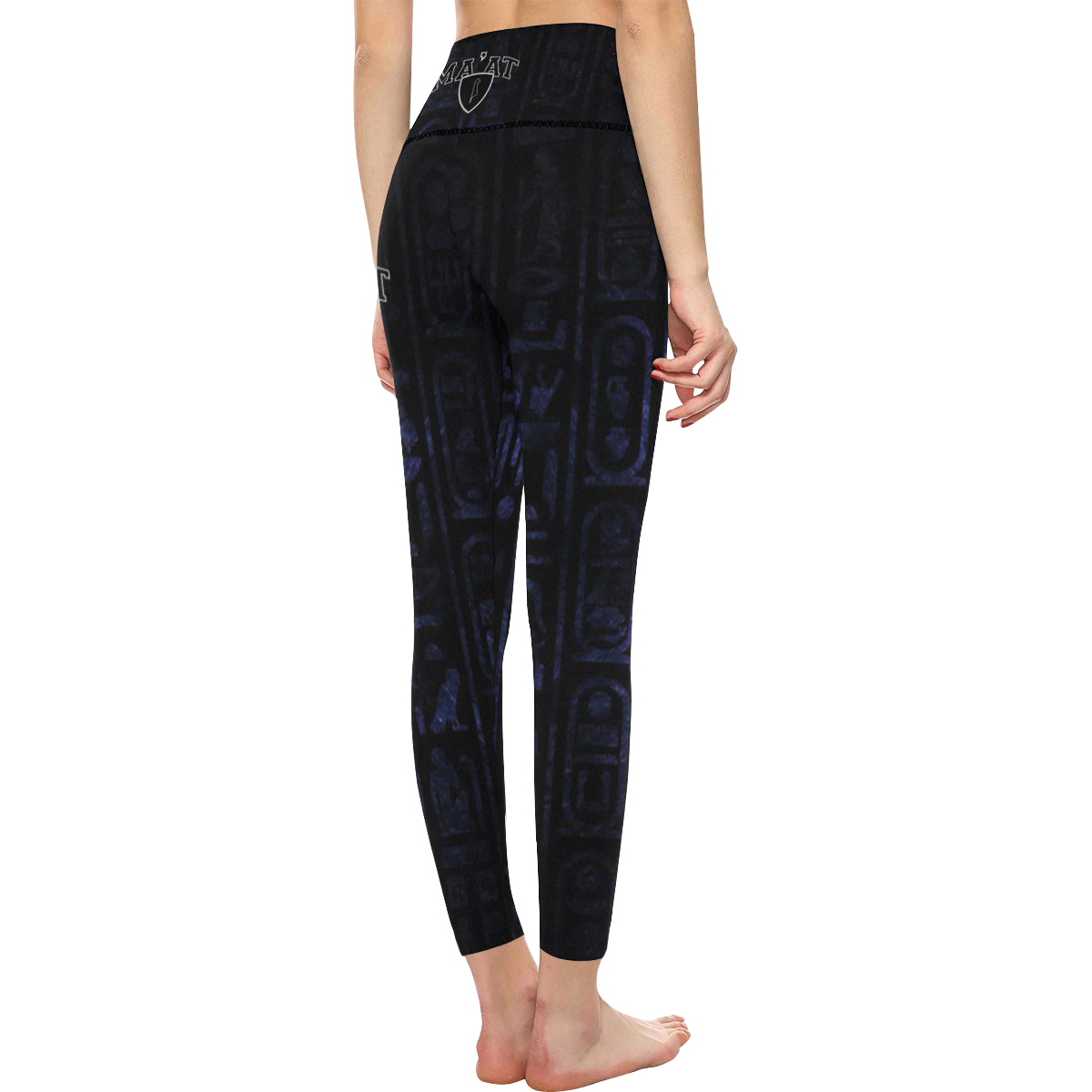 MA'AT All Over Print High-Waisted Leggings (Model L36)