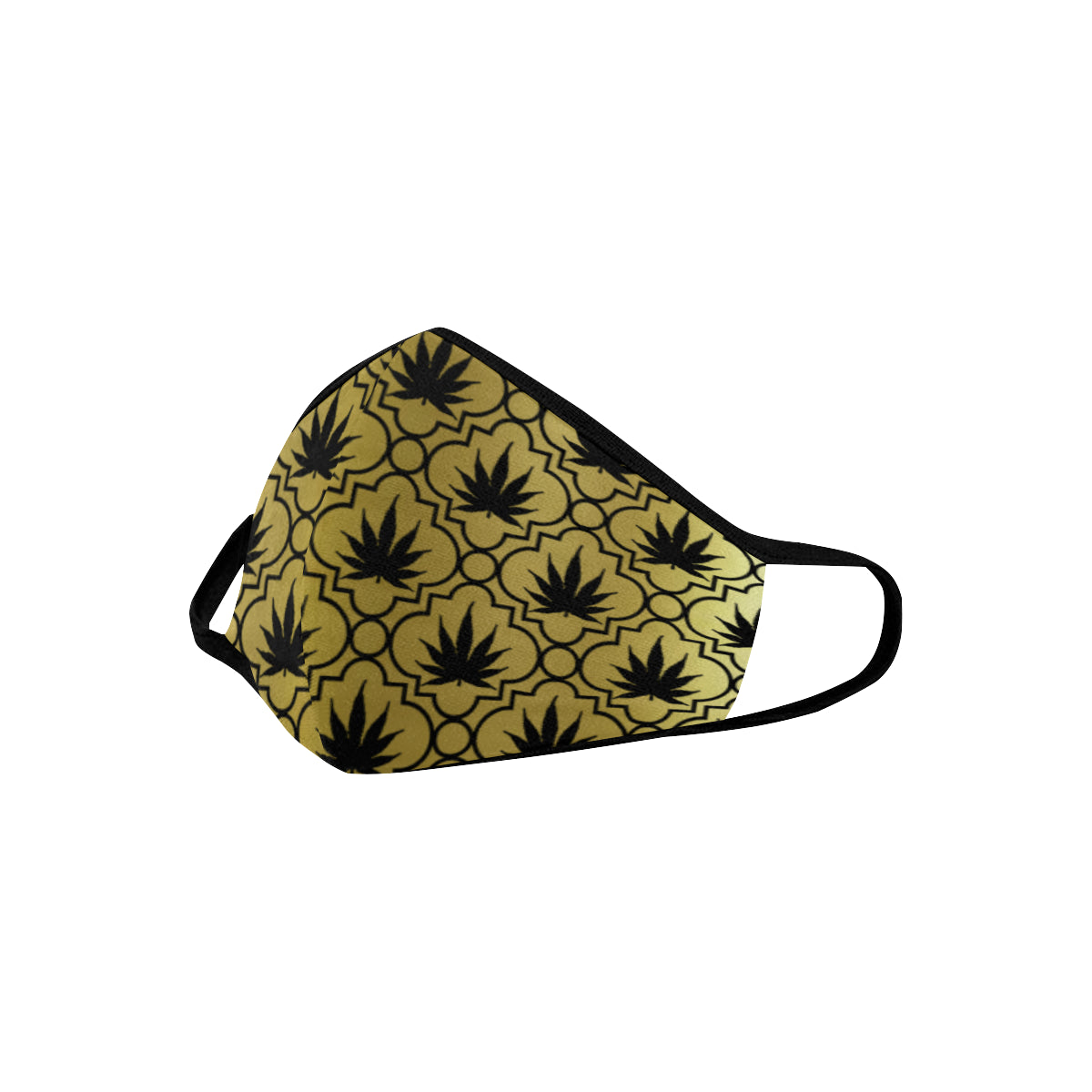 WEEDY GOLD Mouth Mask in One Piece (2 Filters Included)