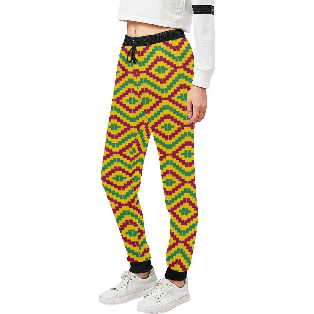 FRACTAL KMT Women's All Over Print Sweatpants (Model L11)