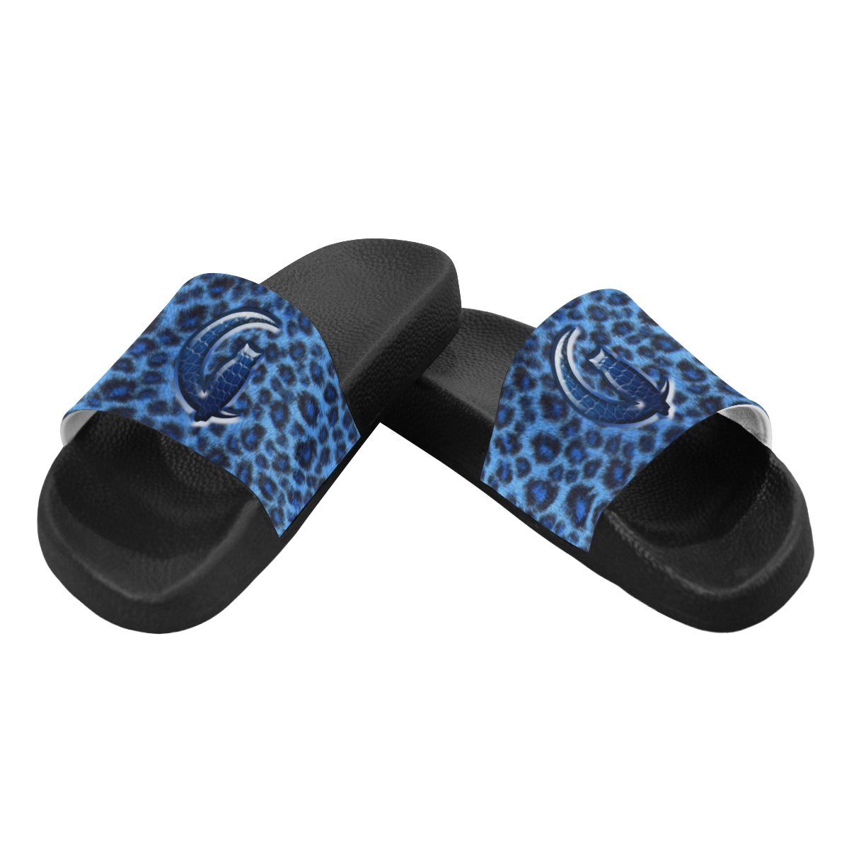 BLUE TIGER SKIN Men's Slide Sandals