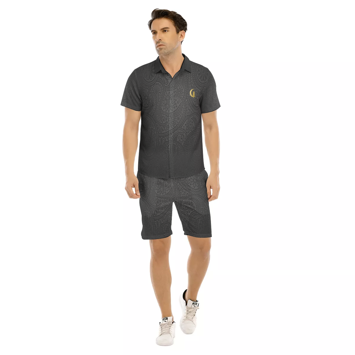 BANDANA LUXURY BLC Men's Short Sleeve Shirt Sets