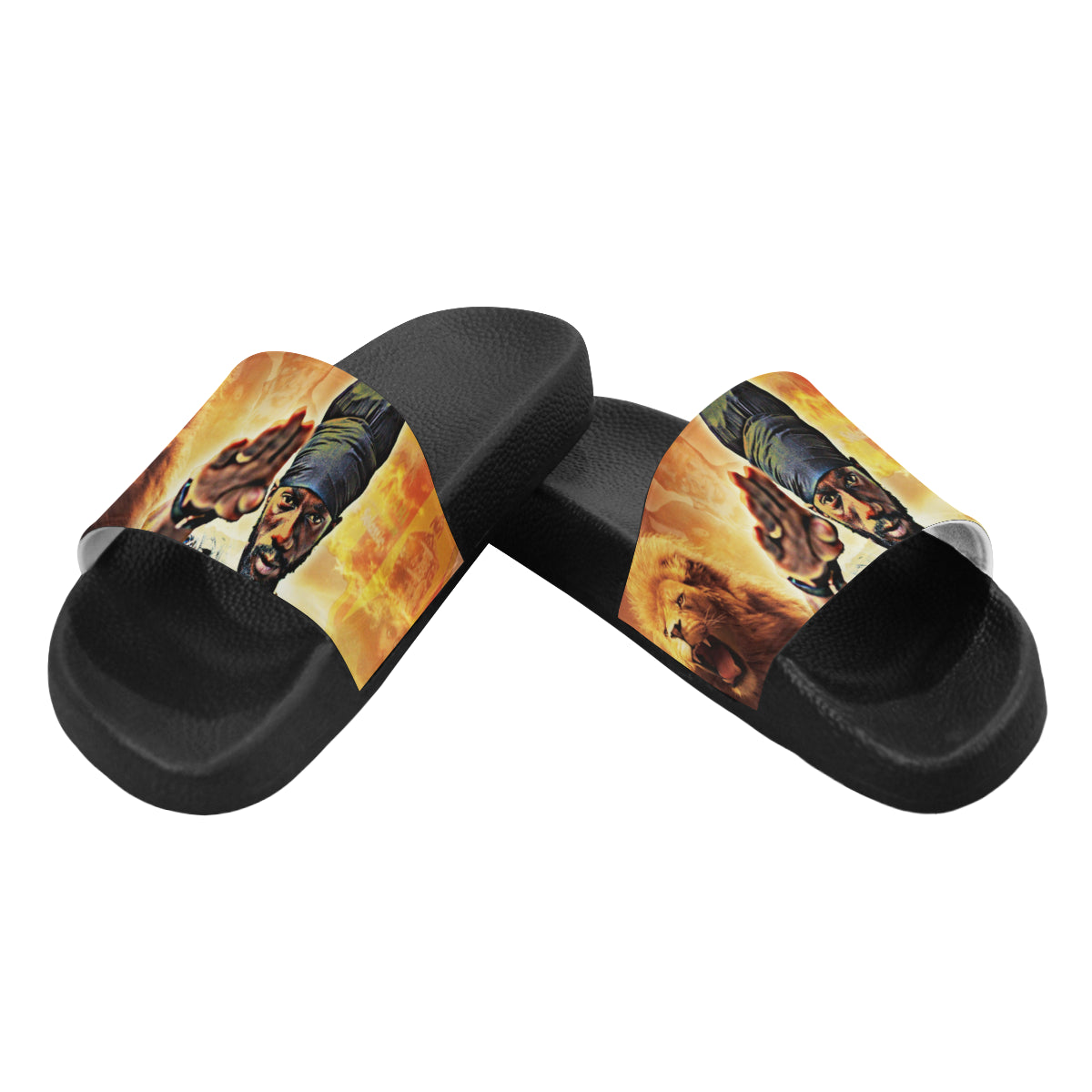 SIZZLASSIE I Women's Slide Sandals (Model 057)