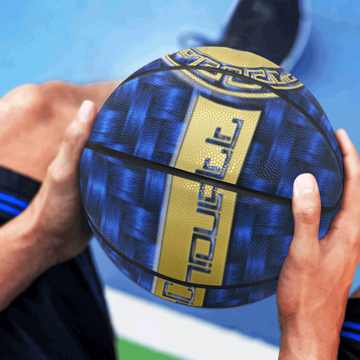 DELUXE BLUE All Over Print Basketball