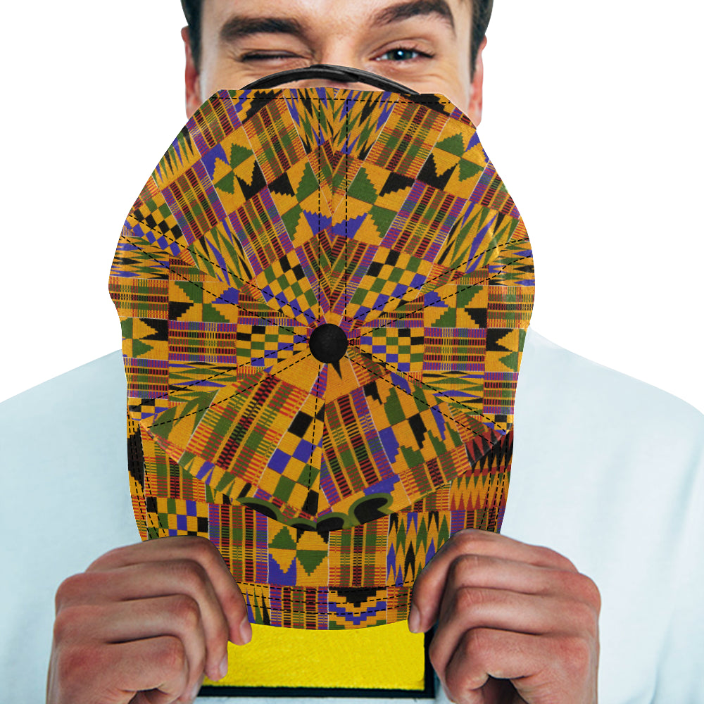 KENTE ATEF CROWN All Over Print Snapback