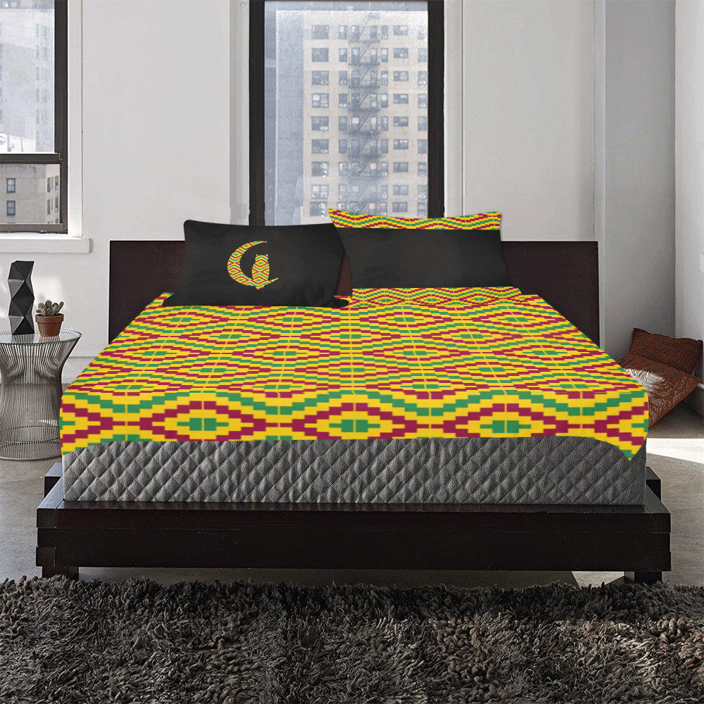 KEMET RASTA COLORS 3-Piece Bedding Set