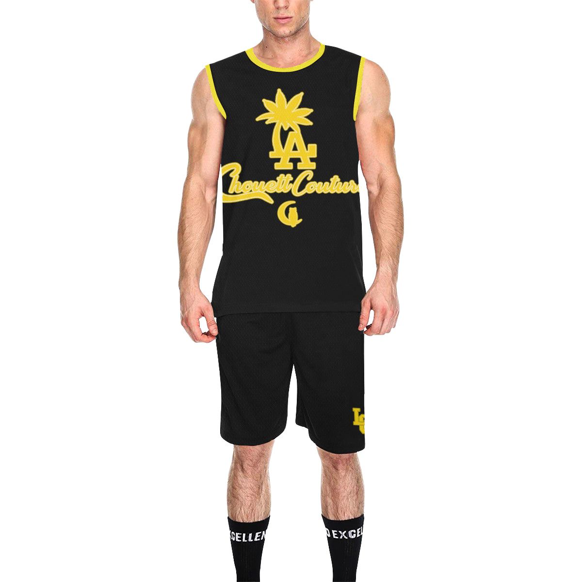 LACHOUETTFORMIA YLW All Over Print Basketball Uniform