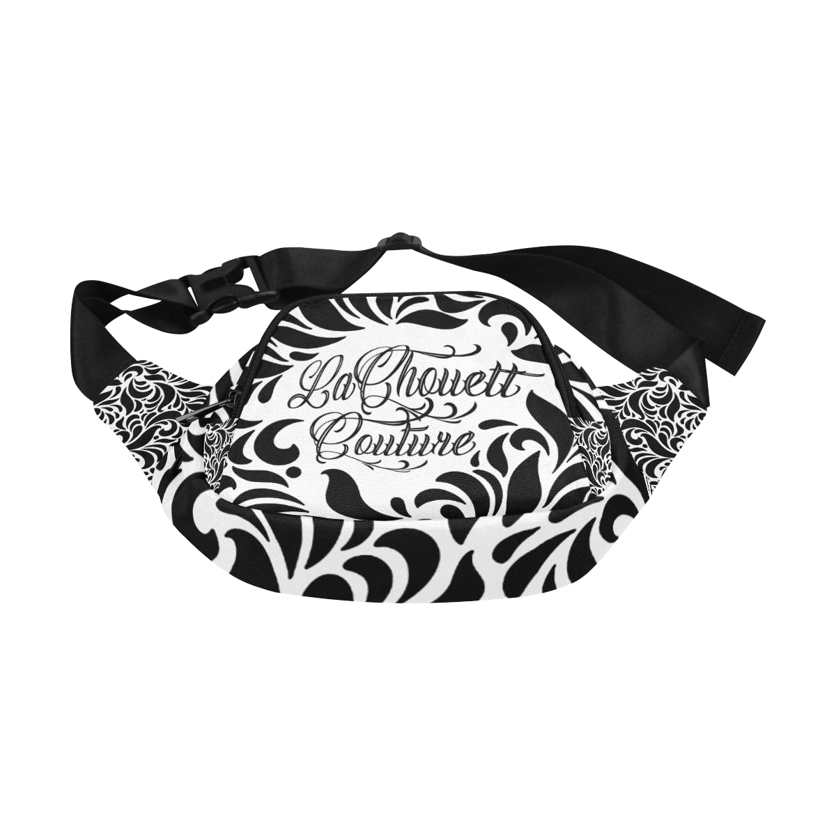 GORGIOUS LEAF BLCCWHT Fanny Pack/Small (Model 1677)