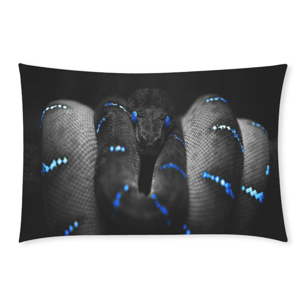 BLUE SNAKE 3-Piece Bedding Set